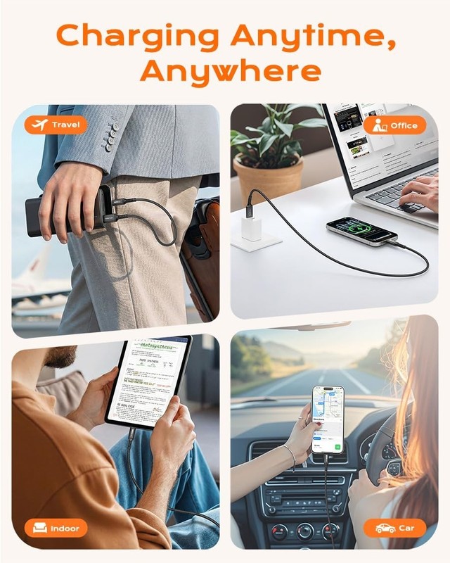 10Gbps USB C Cable 2FT, USB 3.1 Gen2 Fast Charging & Data Transfer for Android A gallery