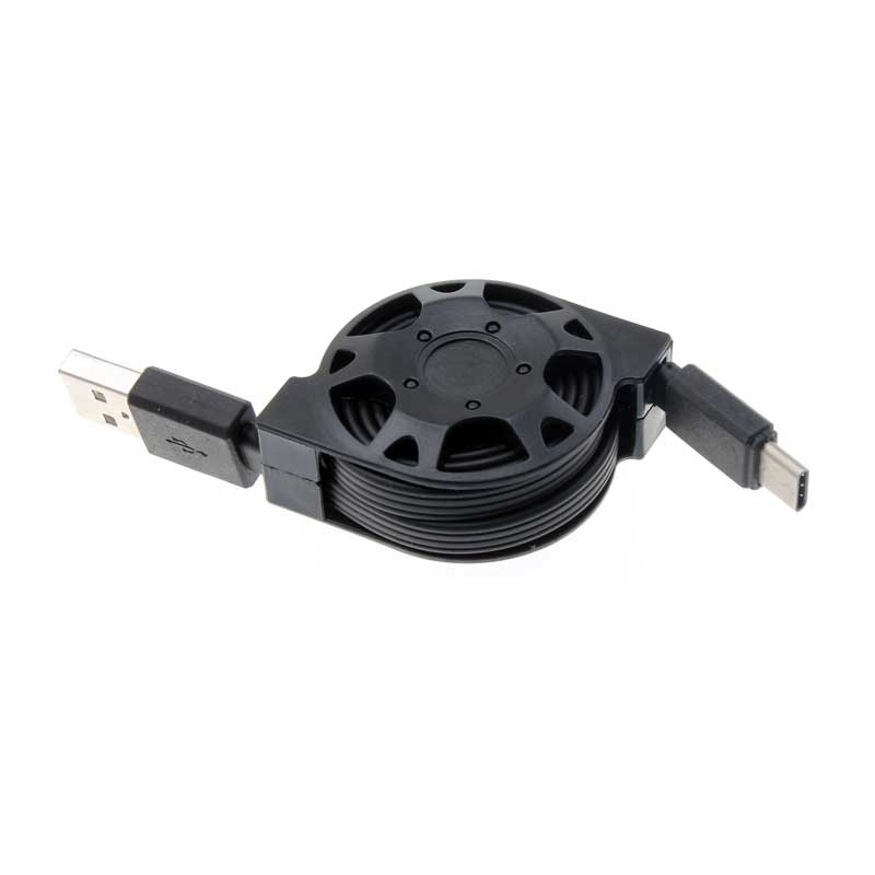 USB Cable Retractable Type-C Charger Power Cord USB-C Wire for SmartPhones gallery