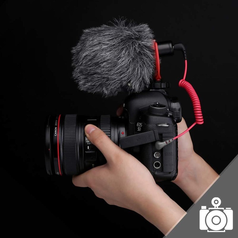 3.5mm Microphone Cord for RODE Videomic Pro+/VideoMic GO TRS to TRRS Patch Cable gallery