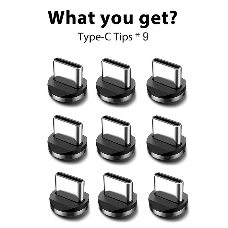 Magnetic Connector Tips Head for Android Devices (9 Pack), Magnetic Cable Ada... gallery