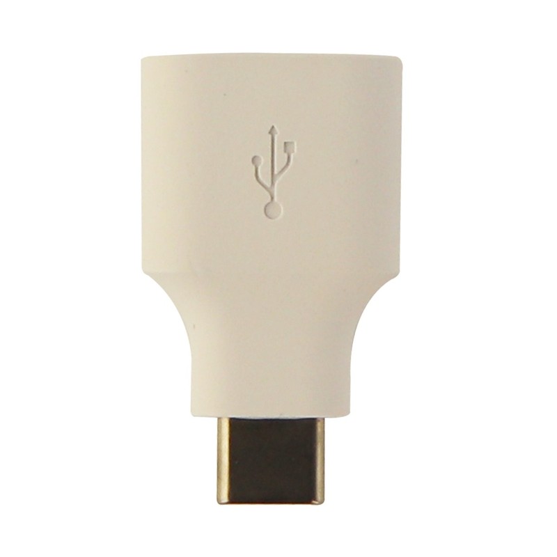 Google USB to USB-C (Type C) Short OTG Adapter for USB-C Devices – White