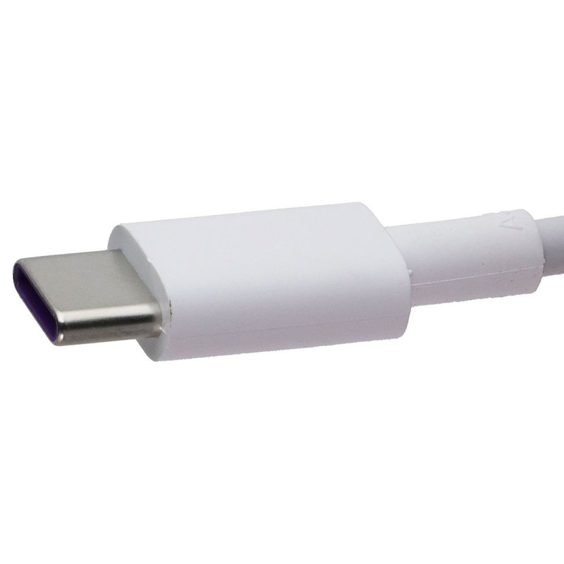 Huawei 3.3 Foot 5A SuperCharge USB-A to USB-C Charging Cable - White gallery