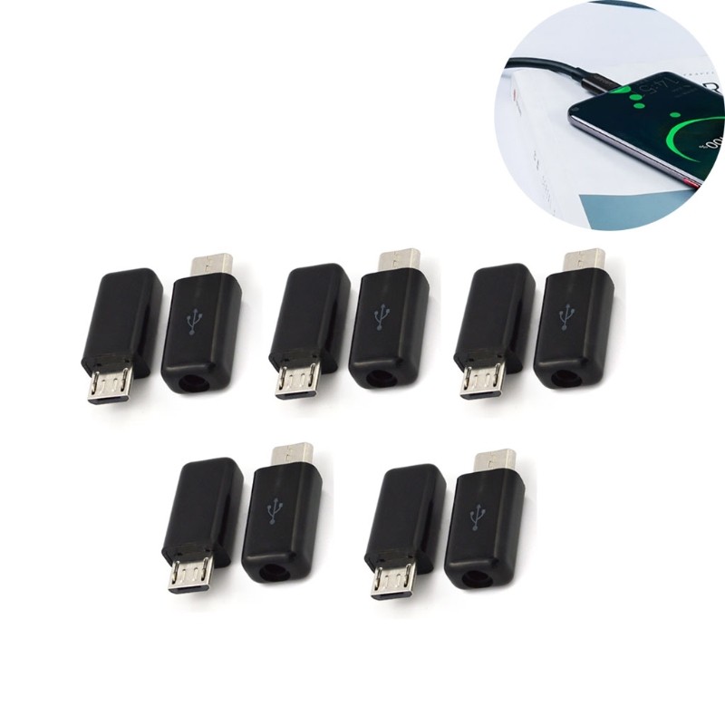 DIY Micro USB Connector Replacement Male Plug for Fan Charger Power Cord