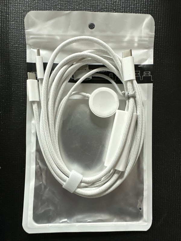 Hundred Watt Smart Charging Cable For Apple Type C And Apple Watch
