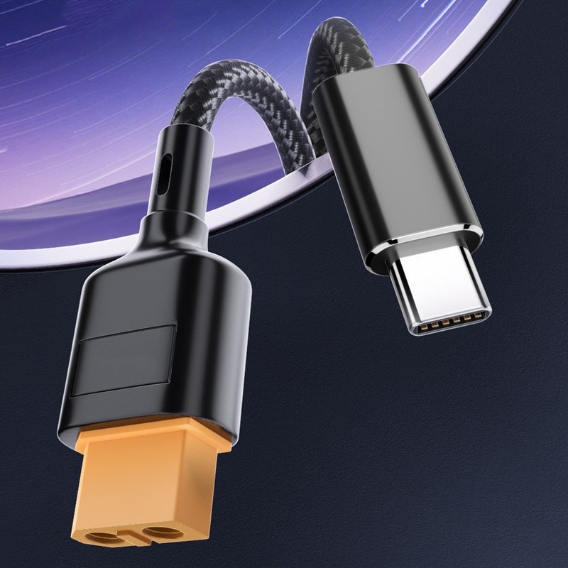 100W USB C Charging Cable for Drones for XT60 and Off Grid Solar Batteries gallery