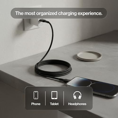 Magnetic USB to USB-C Charging Cable, Fast Charge 6FT/2M, 3-Pack, Compatible wit gallery