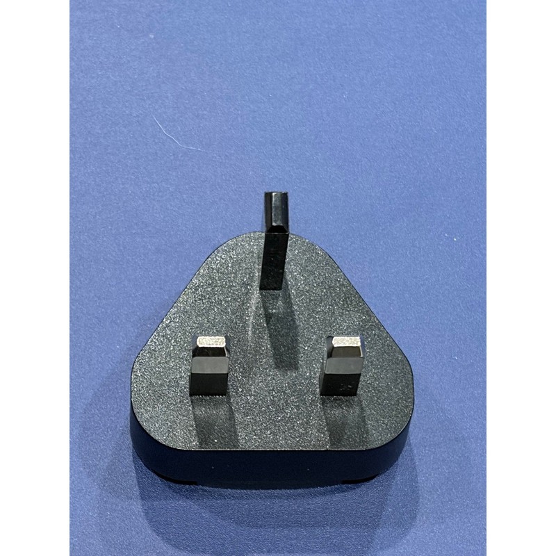 UK 3-Pin AC Wall Plug Adapter Duckhead for Power Bricks Type G Black