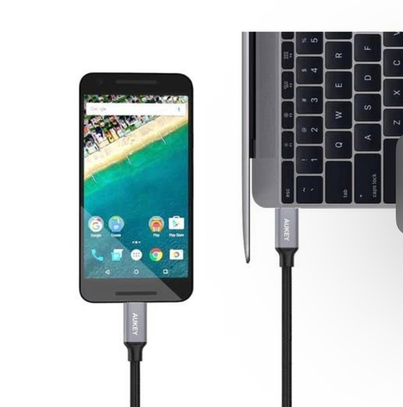 Aukey USB-C to C CABLE 6.6 ft High Speed Charging Cable gallery