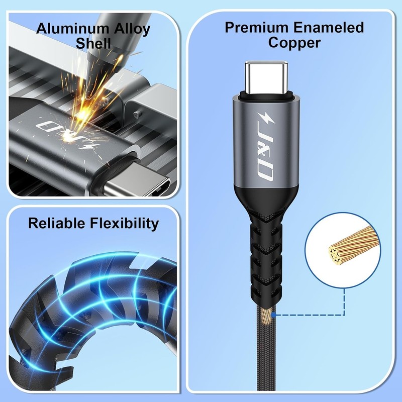 USB C to 3.5 mm Aux & Charger Cable, 4 ft - Wide Compatibility for Music Lovers gallery