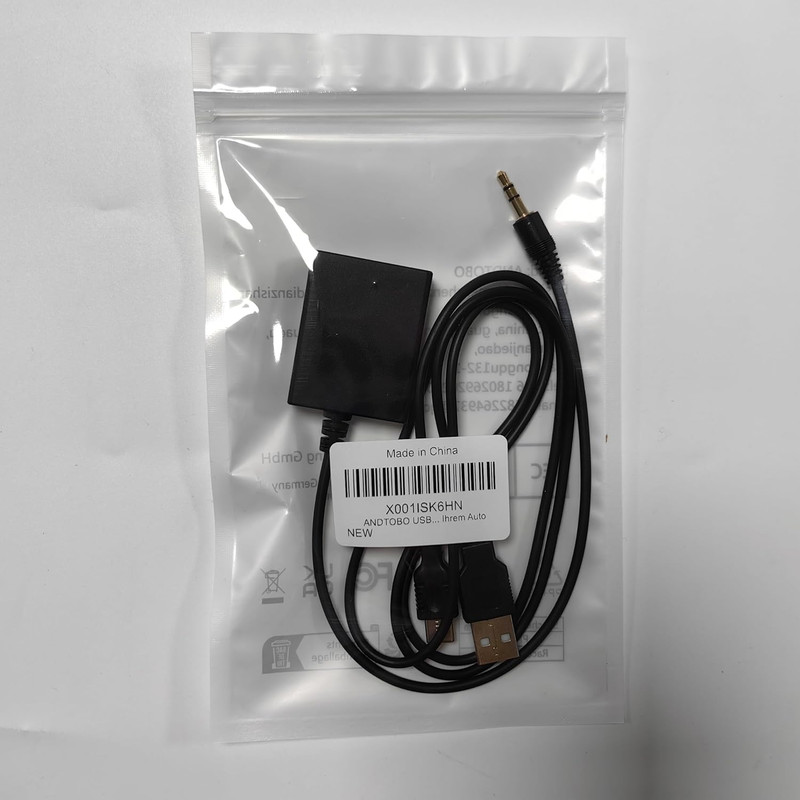 ANDTOBO USB to Aux Audio Adapter, 3.5Mm Male to USB Female, Car Music Player gallery