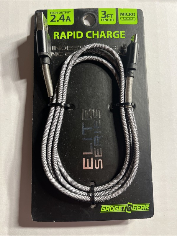 Gadget Gear 3ft Rapid Charger Elite Series