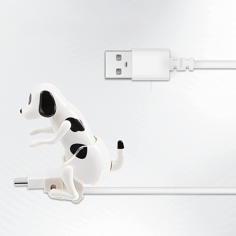 2 Pack Funny Humpback Dog Fast Charging Cable Humping Phone Charger USB Moves gallery