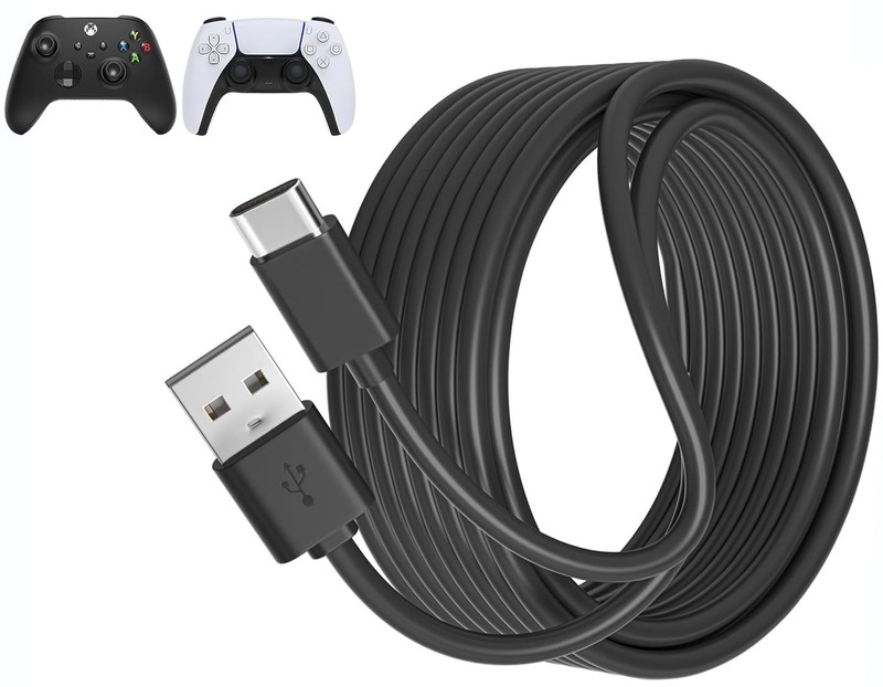 USB C Cable PS5 Controller Charger Cord for Xbox Series X/S,10ft Long PS5 Cha…