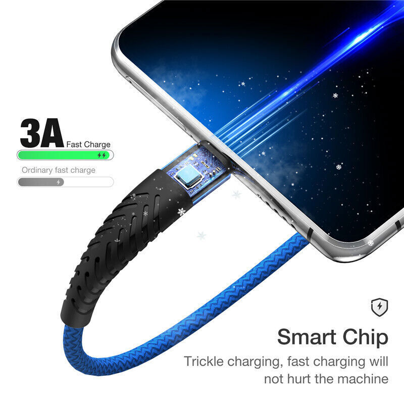 USB C Type C Charger Cable Lot Fast Charging for Samsung S23 S20 S21 S22 Cord US gallery