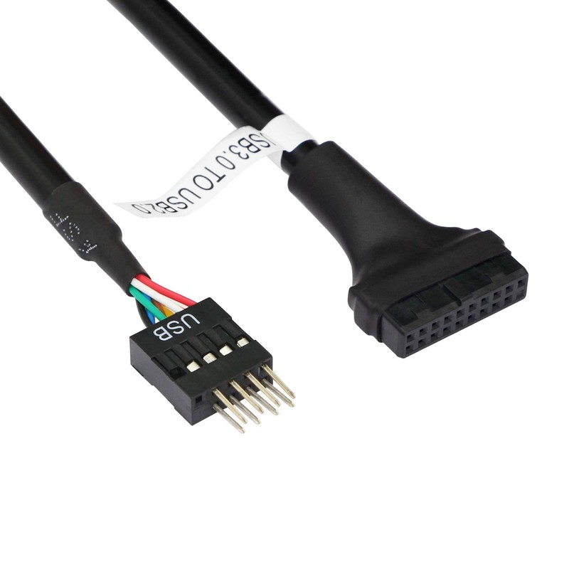 USB 3.0 Header to USB 2.0, USB 3.0 19 Pin Female to USB 2.0 9 Pin Connectors ... gallery