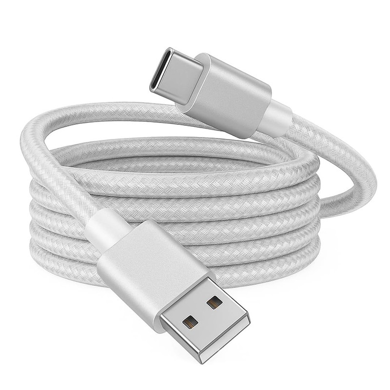 3 PCS USB C To USB A Charging Cable 6ft Braided Fast Power Delivery Cord