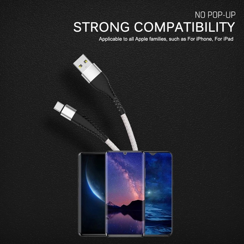 1M Braided Black Type C USB Cable Fast Charge Data Sync Cord US Local Stock gallery