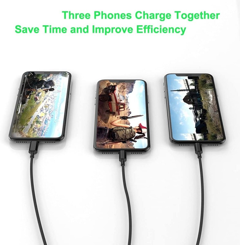 For Galaxy S20/S21/S23/FE Power Cord 3-in-1 USB Cable Charging Wire USB-C Sync gallery