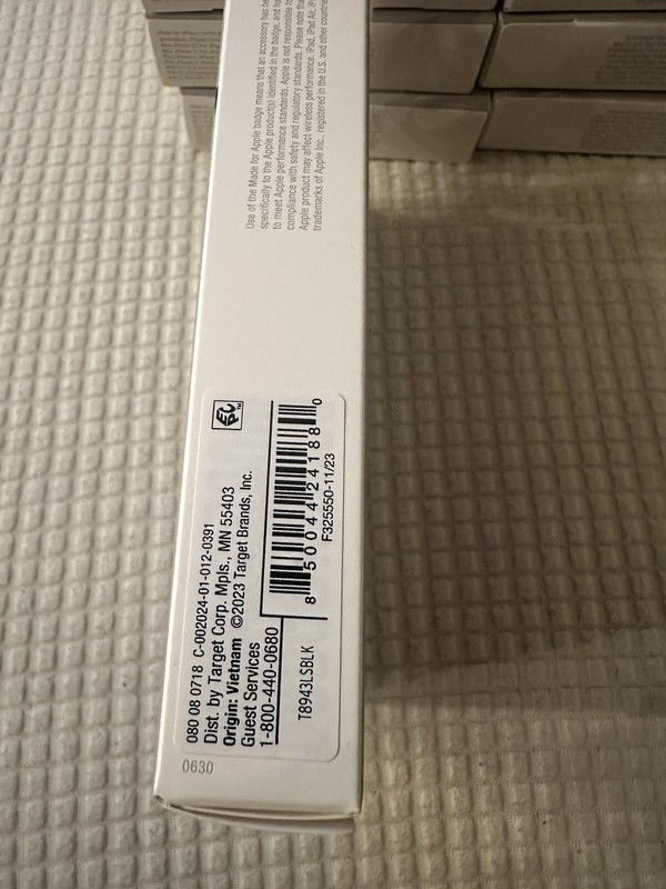 12x Heyday 3’ Fast Charge USB-A Flat Charging Cable - Black - NEW Mfi-certified gallery