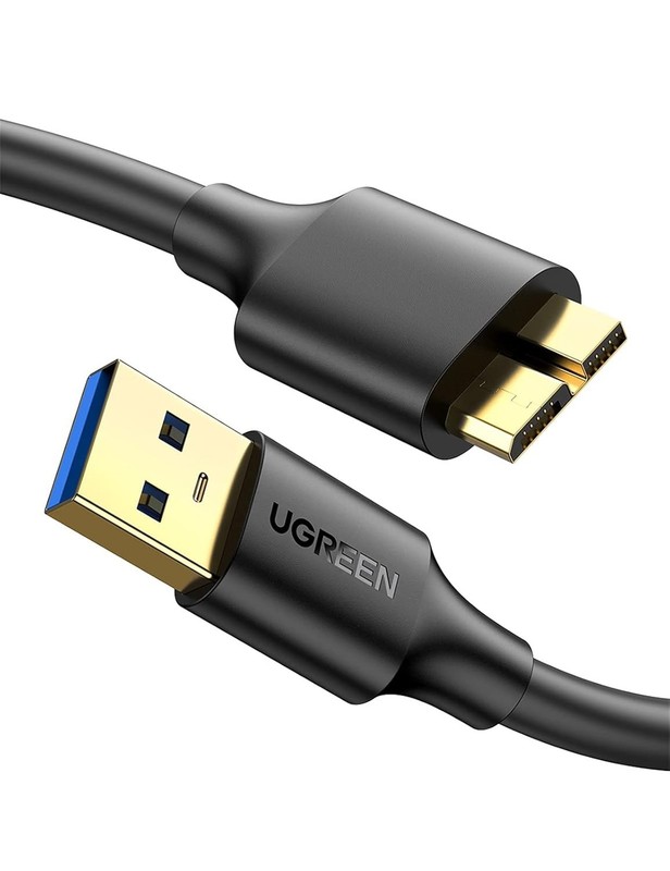 Durable Tangle-Free Micro USB 3.0 Cable - 1.5ft - Ideal for Galaxy S5 & More gallery