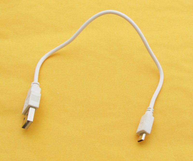 100x White 30cm Micro USB PC Power Charge Cable for Mobile Cell Phone Universal gallery