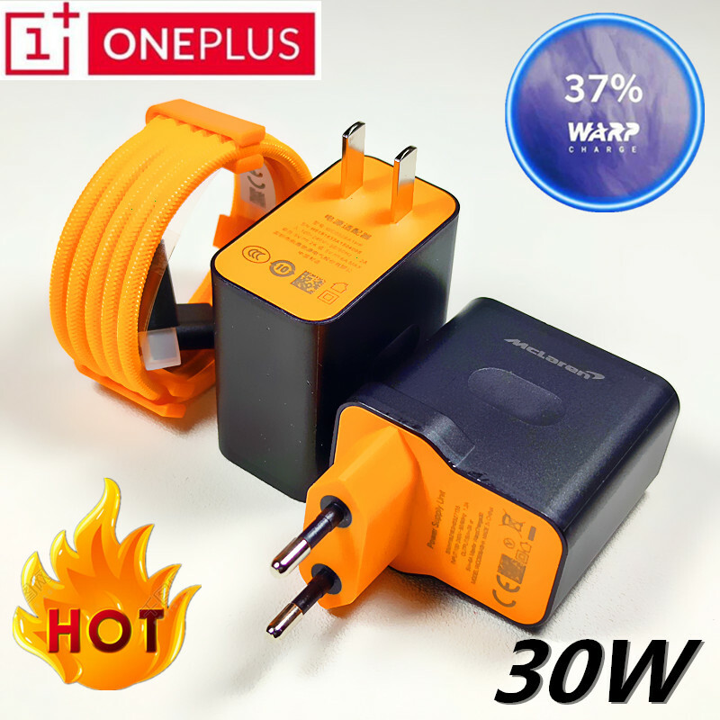 Original Oneplus 30W Charger Warp Charging USB Adapter For Oneplus 7 8 Pro 6 T 5