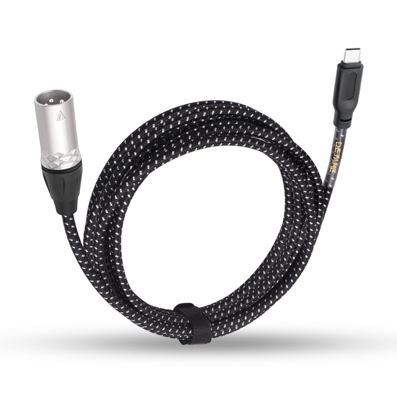 24Bit/96Khz USB to XLR Output Audio Cable,USB DAC Smartphone/Laptop to XLR Ou...