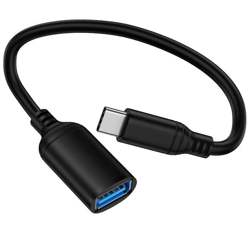 USB to C Adapter Cable Type C OTG Fast Data Sync For iPhone 17 17 Pro Max