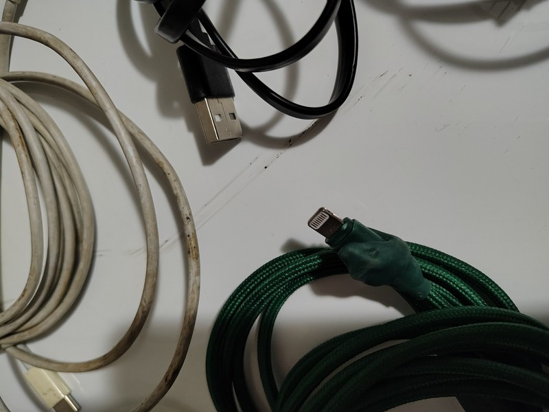 iPhone Chargers. Lot Of 8! Various Length, Color, Material & Brand. Gently Used gallery