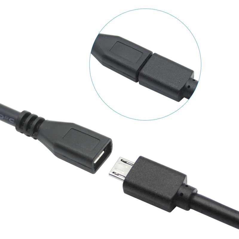 Short Micro USB Male to 4 Pin Bare Wire 11inch Micro USB Male Plug 5V/3A 4 Pi... gallery