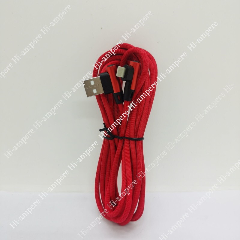 3Pack Right Angle Elbow USB Charger Cable 6Ft For iPhone 14 13 12 11 8 XR X Cord gallery