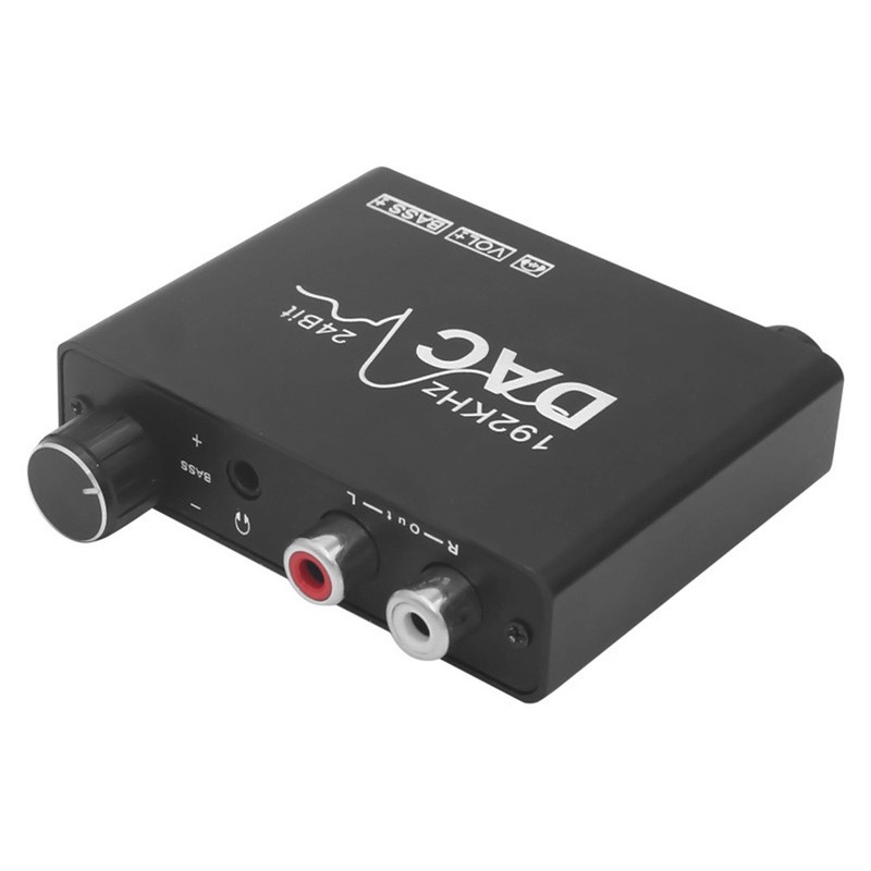 One Coaxial Input Connector Dac Audio Adapter Support Bass Adjustment gallery
