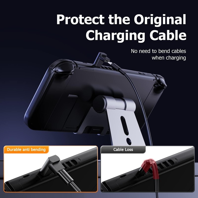 Angled USB C Adapter 2 Pack Male to Female 90 Degree Extender for Phone Tablet gallery