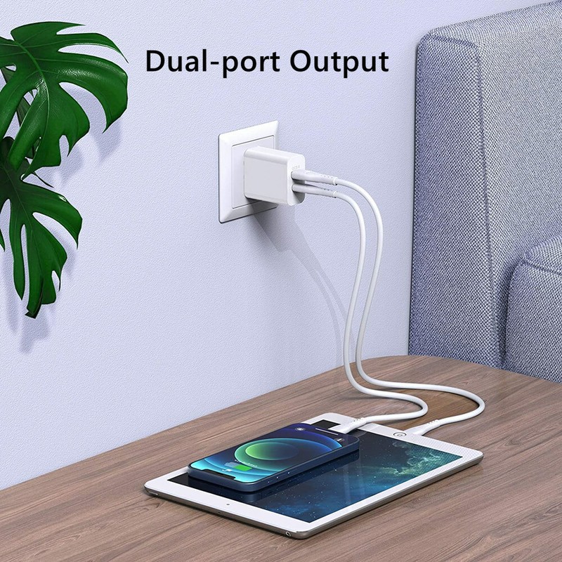 QC3.0 PD 20W USB C Fast Charger Cube Block Power Adapter Plug For iPhone Android gallery