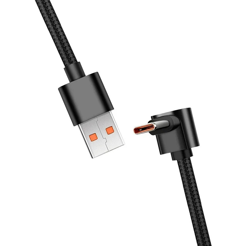 USB C to Type C 90 Degree Angle Fast Charging PD Cable for iPhone 15 Pro Max Xia gallery