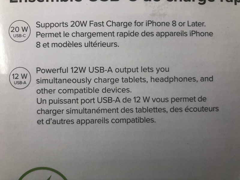 Lot Of 20 Ubiolabs Fast Charge USB-C Bundle for iPhone (2) 6ft Cables ,20W USB-C gallery