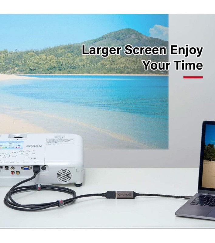UPGROW USB-C to HDMI Adapter for connecting device to screen monitor TV gallery