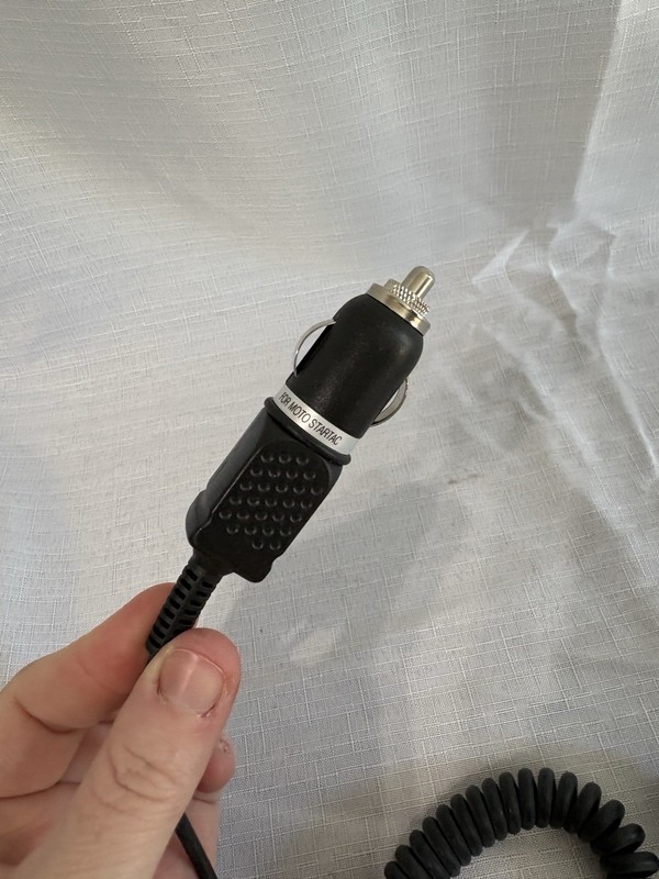 Motorola Moto Startac Car Charging Cable Cigarette 12v DC Rare Vintage Flip gallery