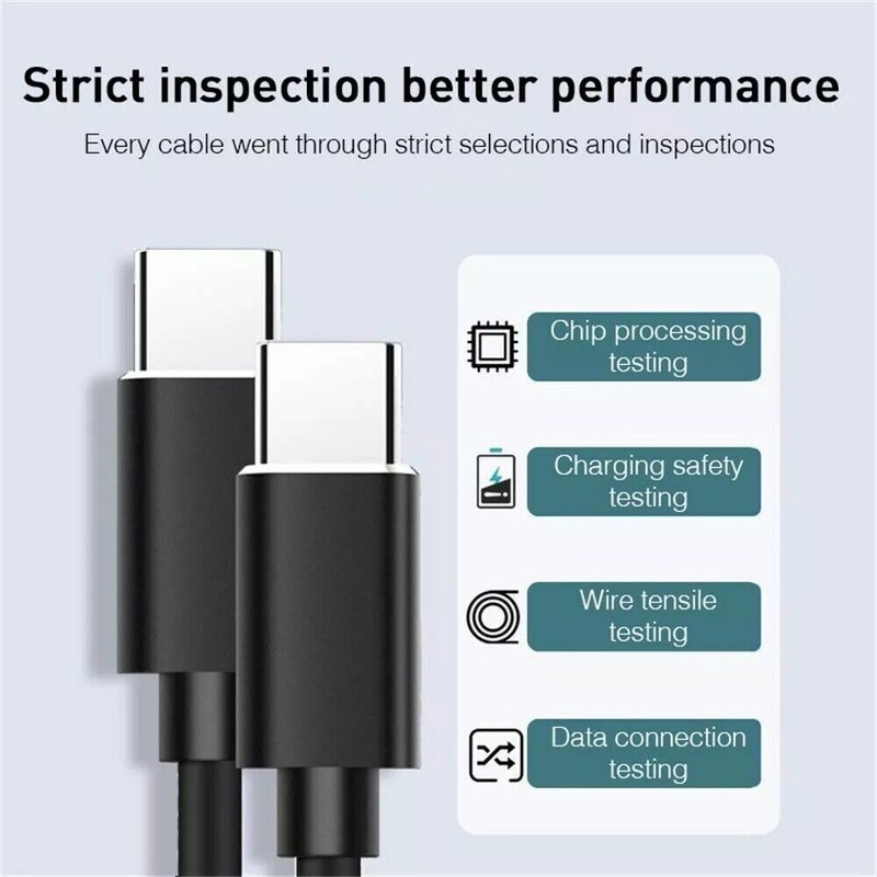 6FT USBC to USB C Type-C Fast Charging Cable for Samsung S24 S23 S25 SONY Google gallery