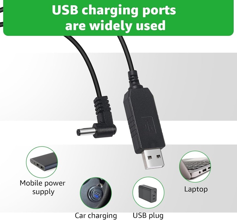 Universal 6.56Ft USB Charger Cable for Rugged Radios - High Efficiency Charging gallery