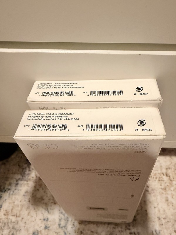 Apple USB-C to USB Adapter, Original Packaging, 2 For The Price Of One gallery