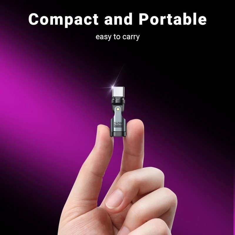9pin Magnetic OTG Adapter Type C Female to Type C IOS Micro Male Converter gallery