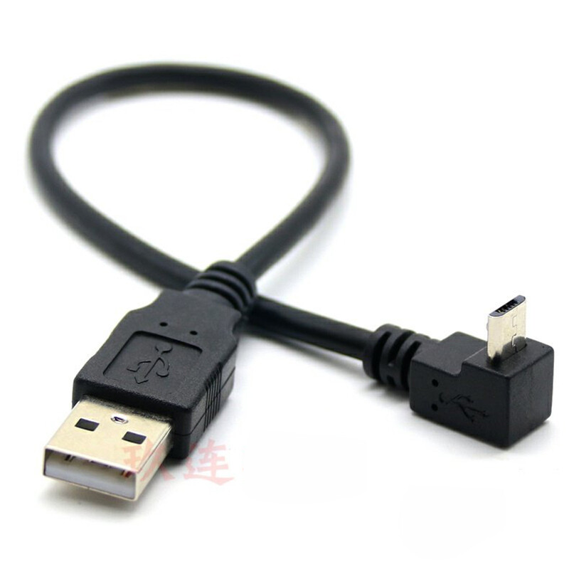 90 Degree Elbow Charging Line Android Data Cable Micro USB Cable Charging Cord