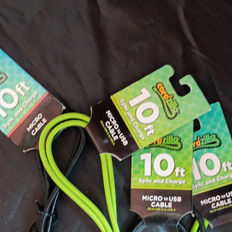 Cordzilla 10ft Lot Of 6 Cables 4 Micro USB And 2 Iphone To Usb-a gallery