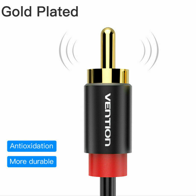 VENTION USB Type-C 2 RCA Audio Cable to 2RCA Jack Converter Adapter Gold Plated gallery