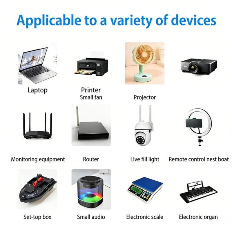 Flexible Type C Male To DC5525 5521 Charging Cord Ideal For Travel Office Home gallery