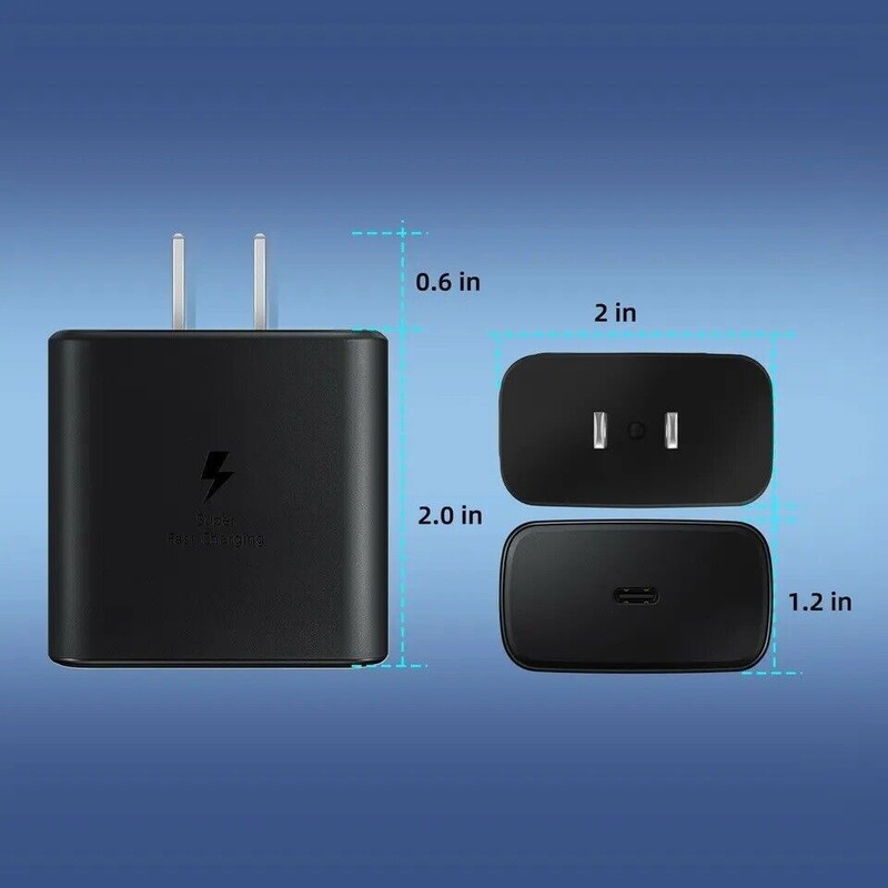 45W Fast Charging Type-C Wall Charger Adapter For Samsung S23 S24 S25 Ultra SONY gallery