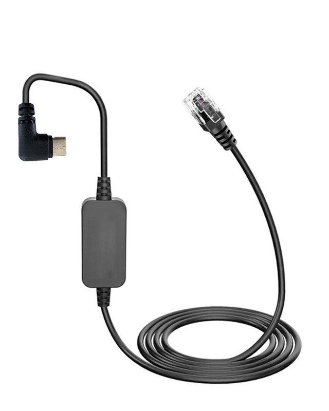 Power Cord 5.6ft RJ11 to USB C for Uniden R8w R8 R7 R4w R4 R3 DFR9 DFR8 DFR7