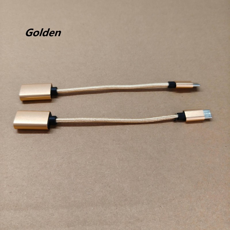 2pcs USB-C 3.1 Type C Male to USB 3.0 Type A OTG Adapter Converter Cable Cord