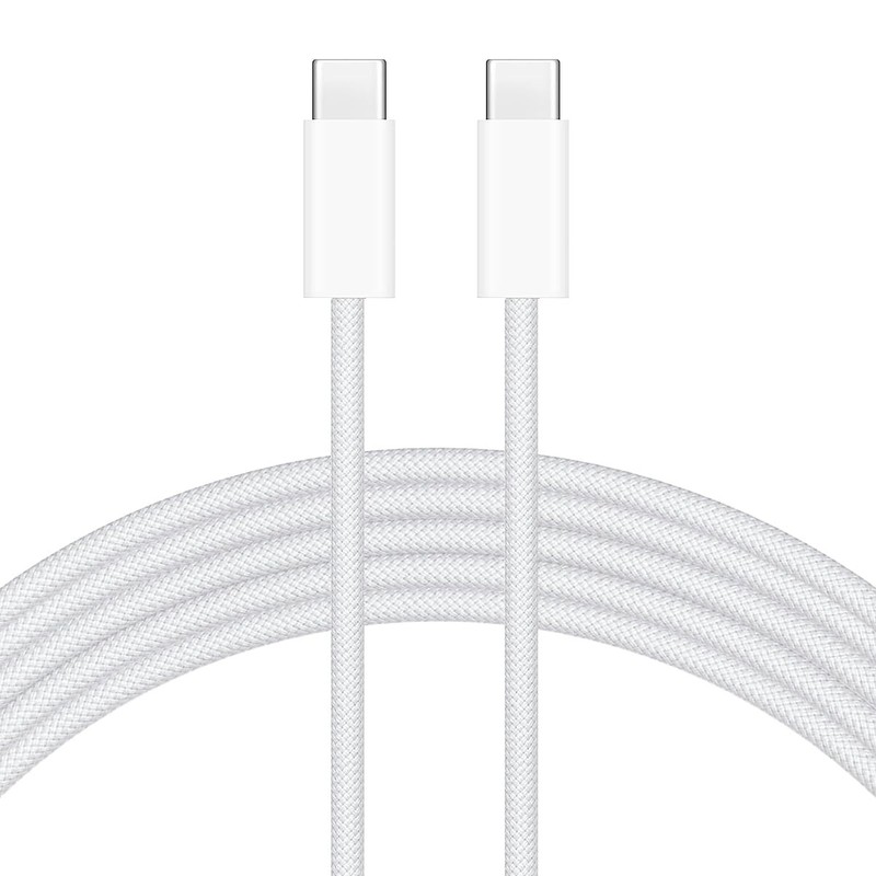 10ft IPhone16/17 USB C to C Cable, Woven Charger Long 10 feet, White